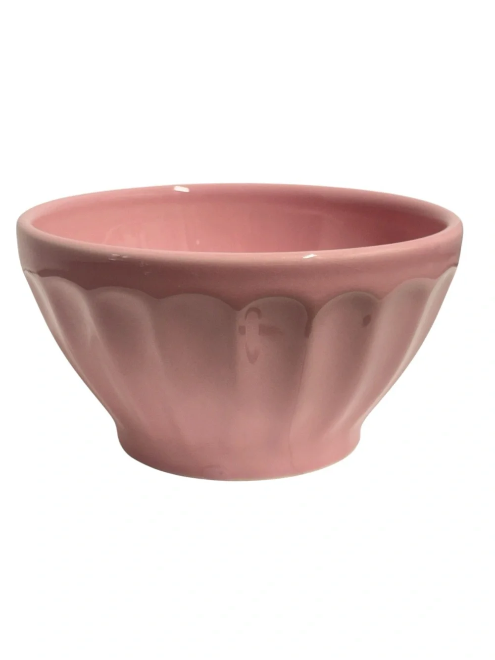 Anthropologie Pink Ceramic Latte Cereal Bowl